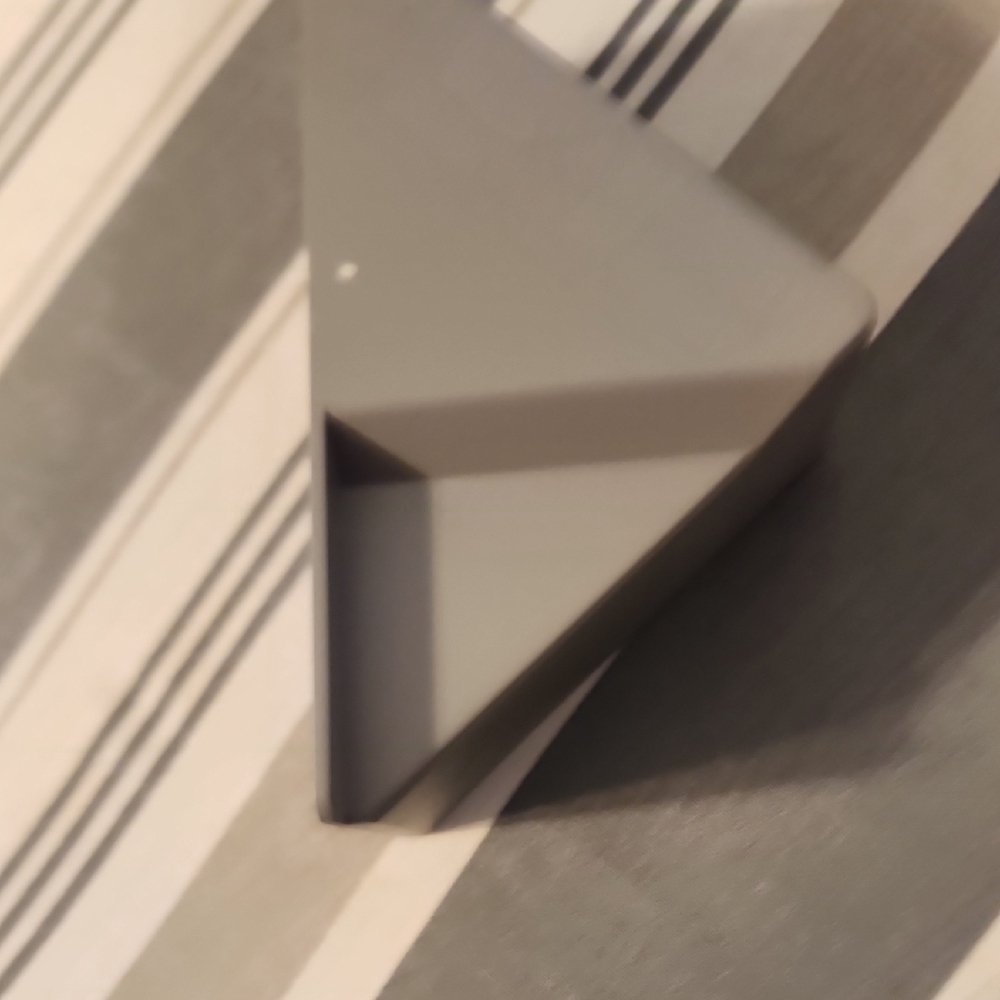 Silver Geometric Metal Decor - Picture 4 of 7